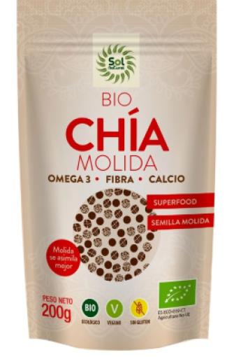 granos y semillas SEMILLAS DE CHIA MOLIDA BIO 200 G
