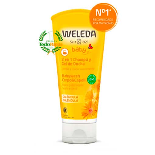 higiene infantil 2 EN 1 CHAMPU GEL DE DUCHA CALENDULA BIO 200ML