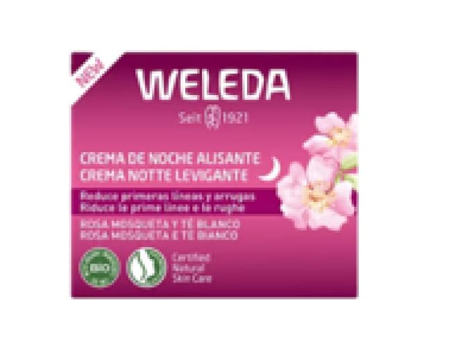 línea facial CREMA DE NOCHE ALISANTE DE ROSA MOSQUETA Y TE BLANCO BIO 40ML