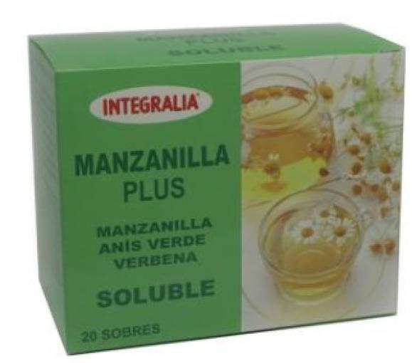 plantas en polvo MANZANILLA PLUS SOLUBLE 20 SOBRES