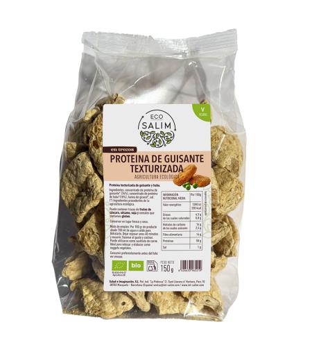 comida macrobiótica PROTEINA DE GUISANTE TEXTURIZADA EN TROZOS BIO 150G
