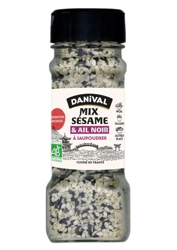 sales, condimentos y salsas SAZONADOR SESAMO Y AJO NEGRO BIO 45G