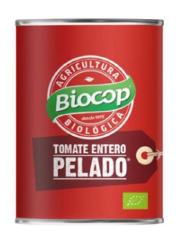 sales, condimentos y salsas TOMATE ENTERO PELADO BIOCOP 380 G